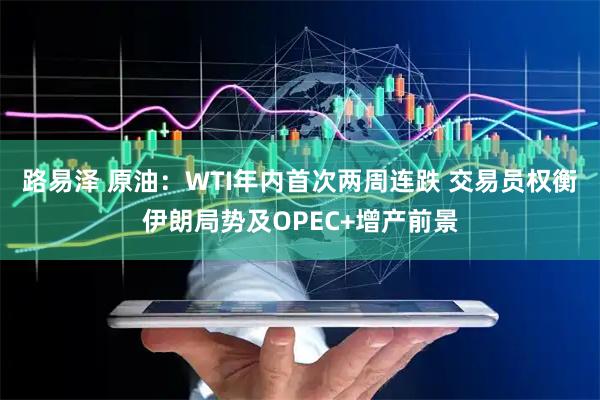 路易泽 原油：WTI年内首次两周连跌 交易员权衡伊朗局势及OPEC+增产前景