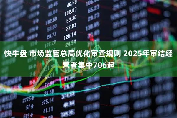 快牛盘 市场监管总局优化审查规则 2025年审结经营者集中706起