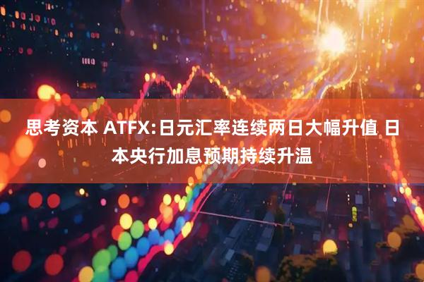 思考资本 ATFX:日元汇率连续两日大幅升值 日本央行加息预期持续升温
